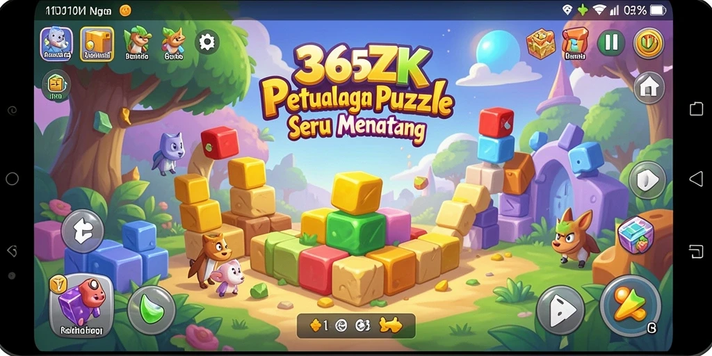 Tampilan gameplay seru dari 365ZK yang menantang!