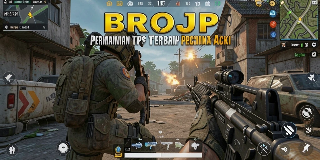Screenshot BROJP menampilkan aksi tembak-menembak yang mendebarkan dan grafis memukau.