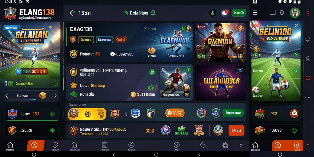 Screenshot utama ELANG138 menampilkan tampilan taruhan olahraga yang menarik.