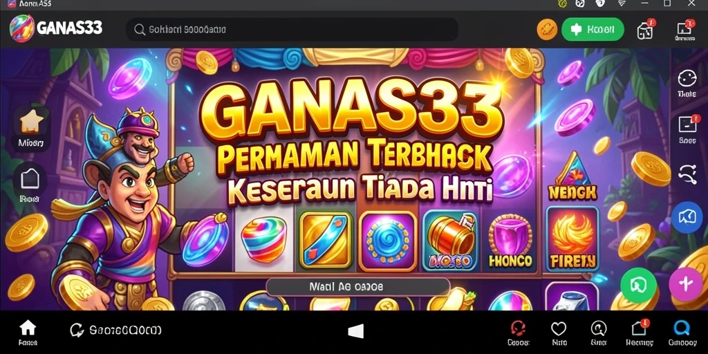 Tampilan gameplay Slot GANAS33 yang seru dan menarik.