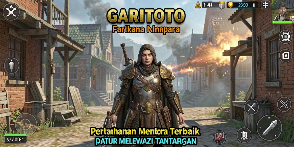 Gameplay seru GARITOTO dalam pertahanan menara.