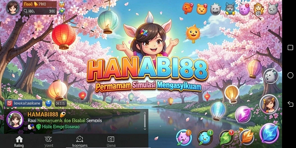 Tampilan menarik dari gameplay simulasi HANABI88 yang memikat.