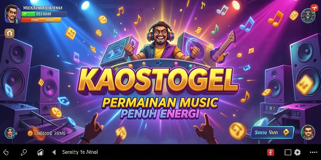Tampilan gameplay KAOSTOGEL yang penuh warna dan interaktif.