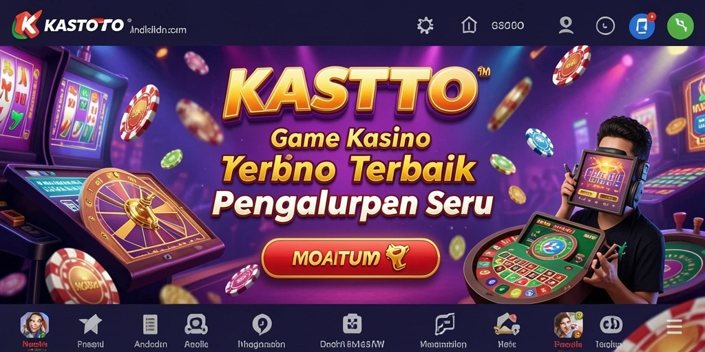 Screenshot KASTOTO menampilkan gameplay menarik dari permainan Kasino yang seru.