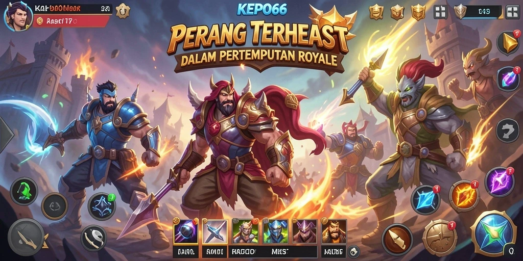 Tampilan menarik permainan <strong>KEPO66</strong> yang mendebarkan dalam pertempuran Battle Royale.