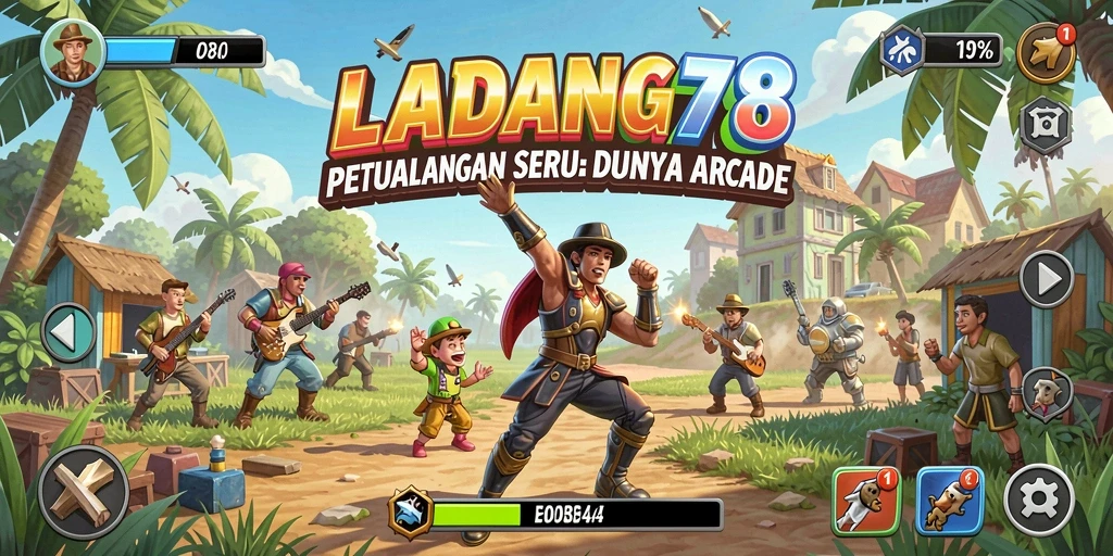 Gameplay LADANG78 yang seru dan menarik di layar.