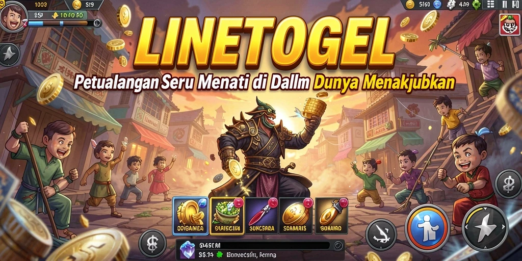Tampilan menakjubkan dari gameplay petualangan LINETOGEL.