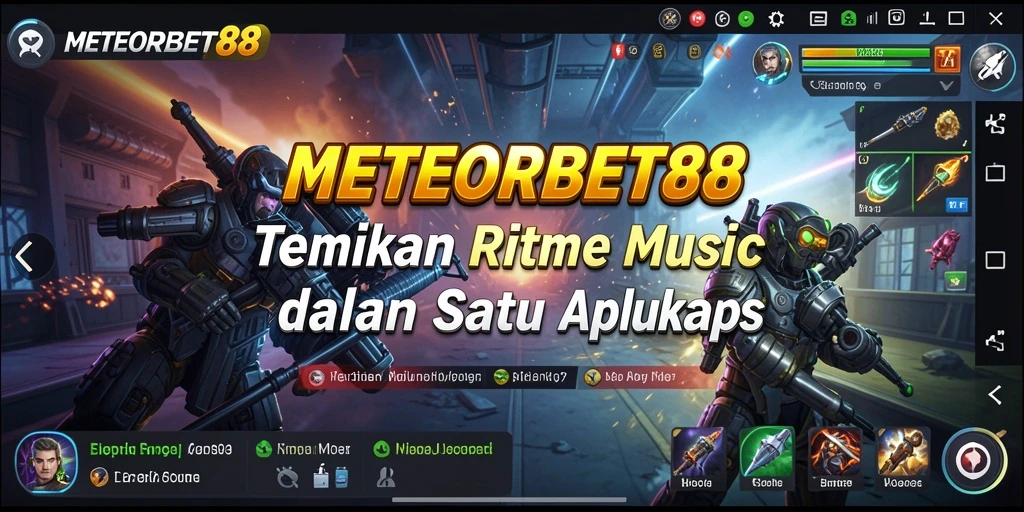 Gameplay seru dengan kombinasi musik yang menarik di METEORBET88.