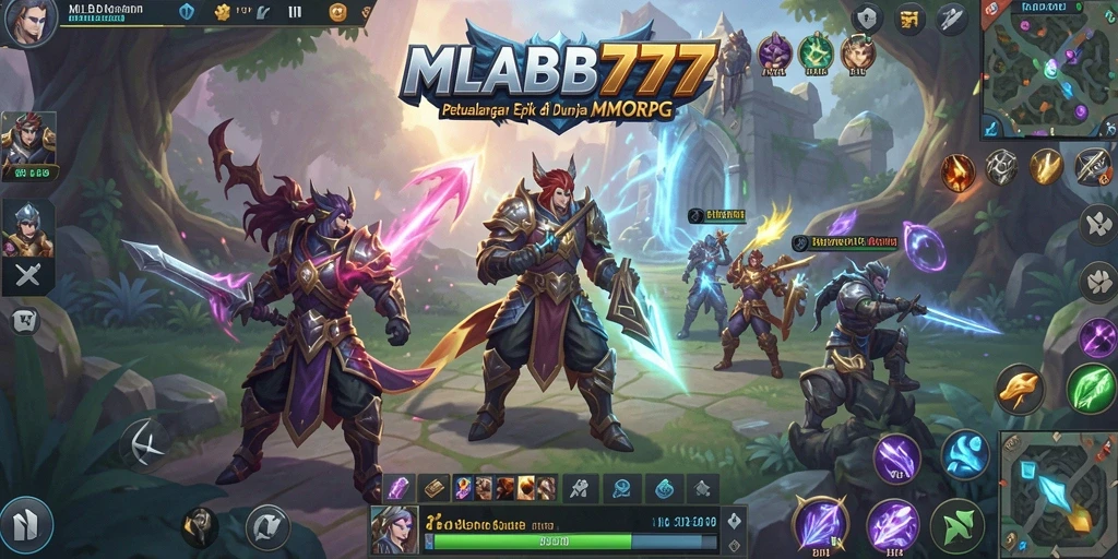 Tampilan gameplay MLBB777 yang seru dalam dunia MMORPG.