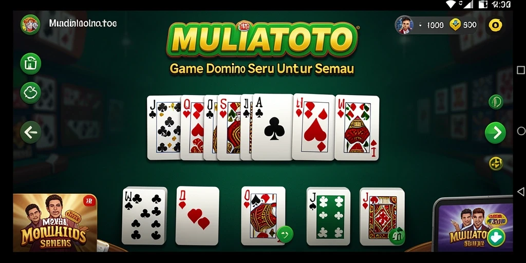 Screenshot utama menampilkan gameplay seru MULIATOTO.