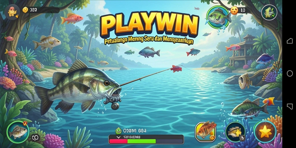 Tangkapan ikan yang spektakuler dalam gameplay PLAYWIN.