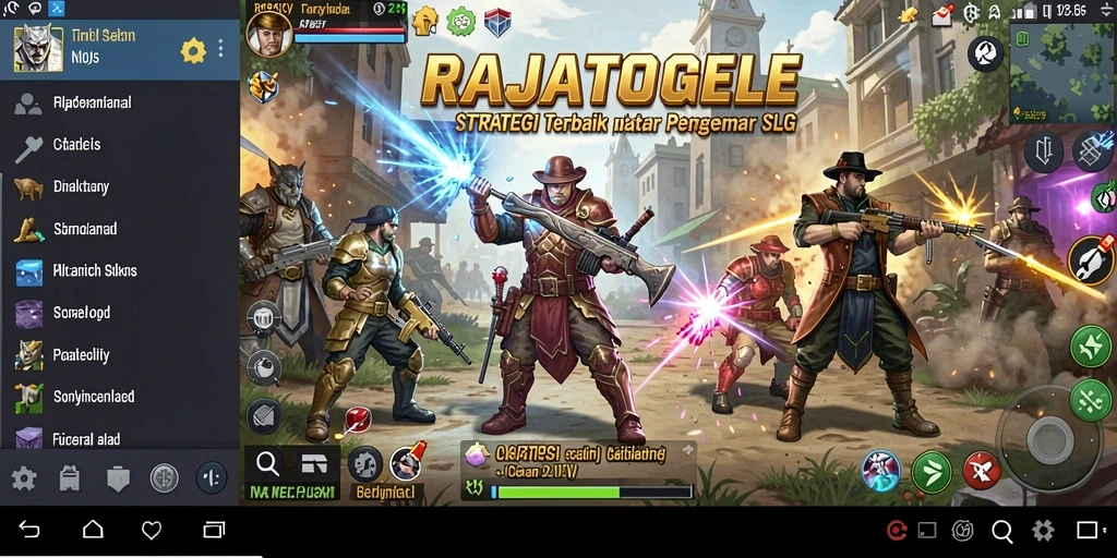 Tampilan gameplay RAJATOGEL yang mendebarkan dan strategis.