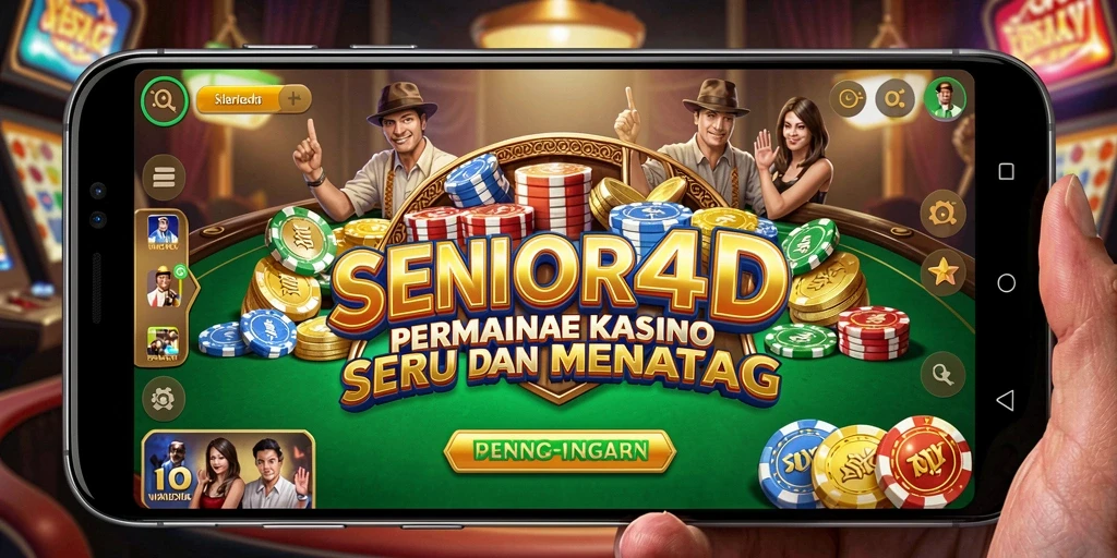 Tampilan menarik dari gameplay SENIOR4D di kasino online.