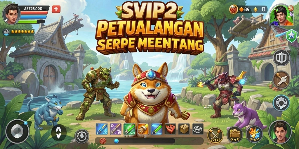 Tampilan gameplay seru dari SVIP2 yang penuh aksi.